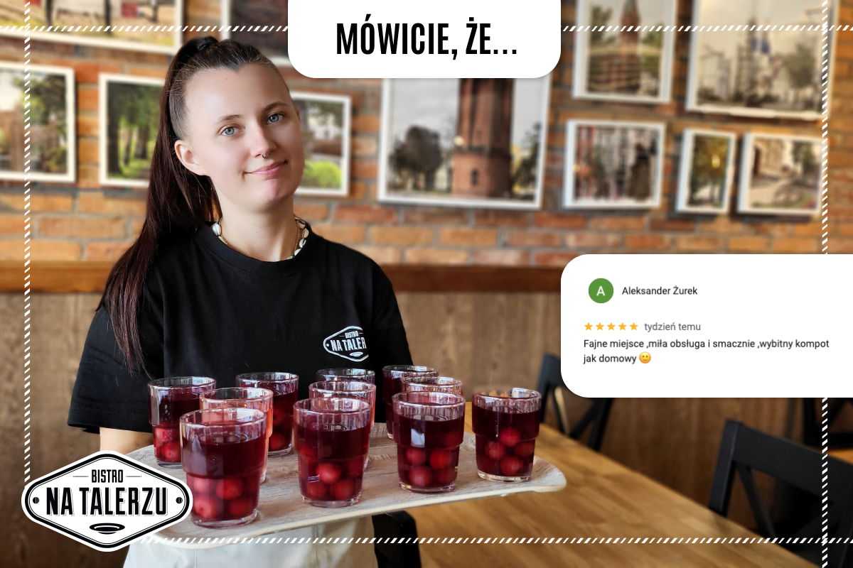 Domowy kompot w Bistro na Talerzu przywoła smak z dzieciństwa